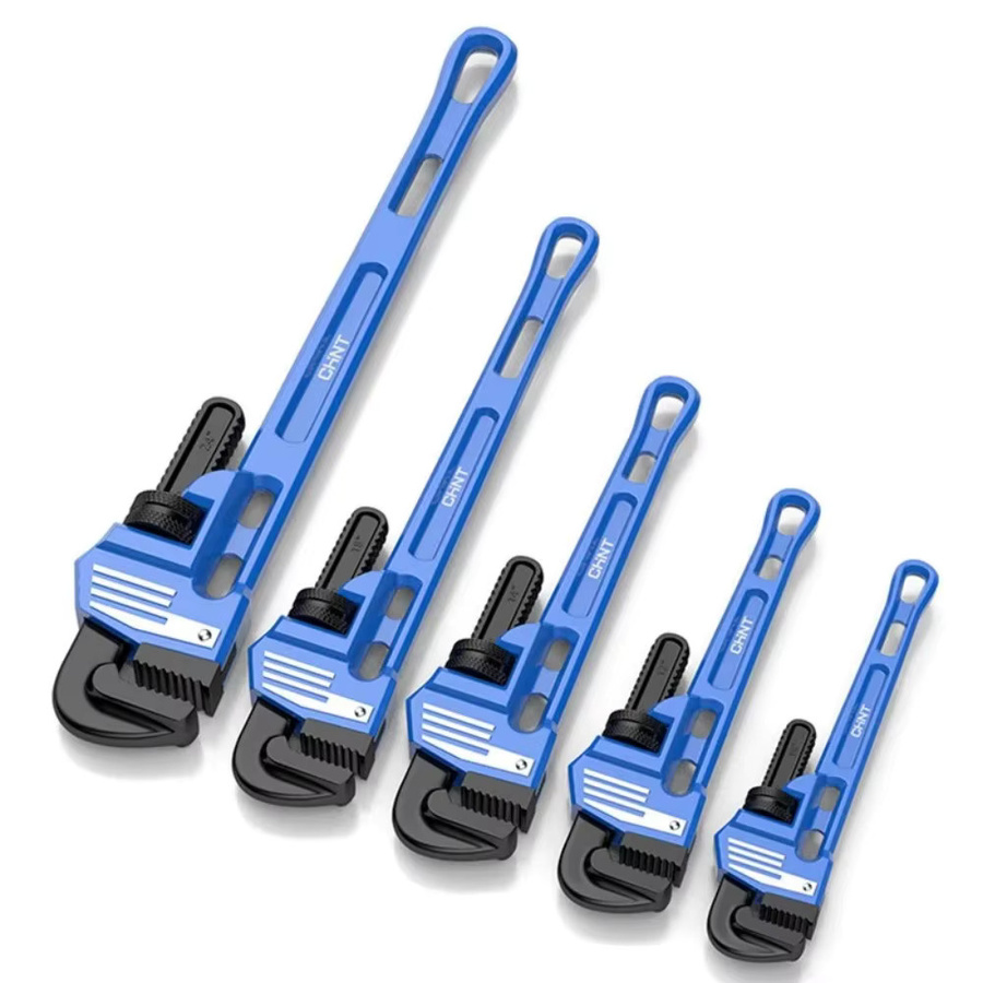Skeyo Rohrzange im europäischen Stil aus Kohlenstoffstahl, 10 Zoll Sanitärzange für Reparaturen, Schwarz-Blau - Bild 5