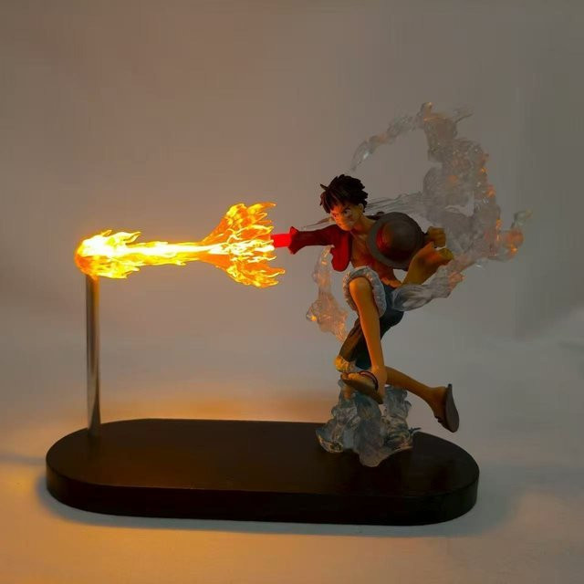 One Piece Luffy Ace Actionfigur, LED Nachtlampe, ab 14 Jahren - Bild 1