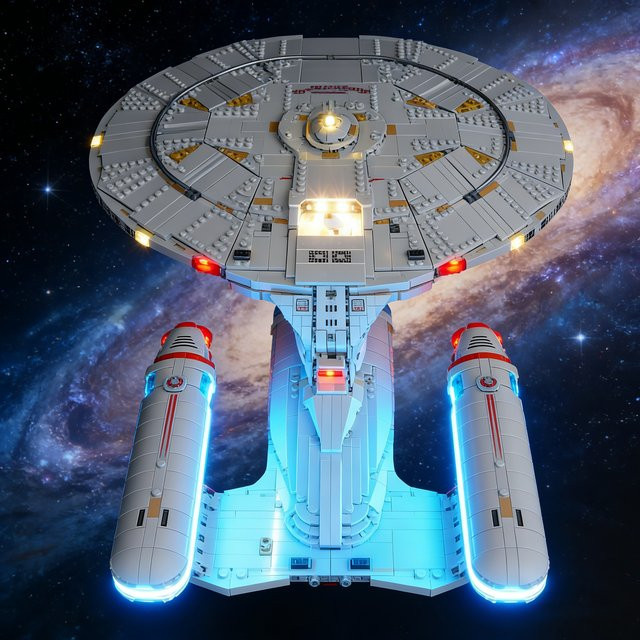 LEGO Star Trek U.S.S. Enterprise NCC-1701-D, Dekorative Lampe, LED - Bild 1