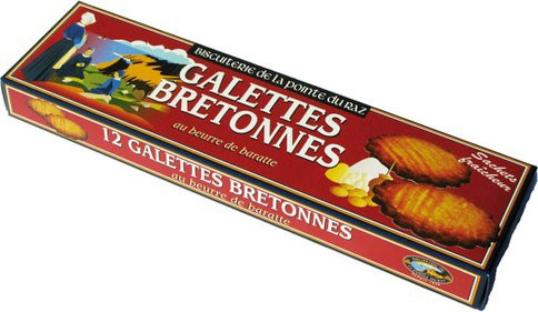 Biscuiterie de la Pointe du Raz Galettes nature Kekse 80 g - Bild 1