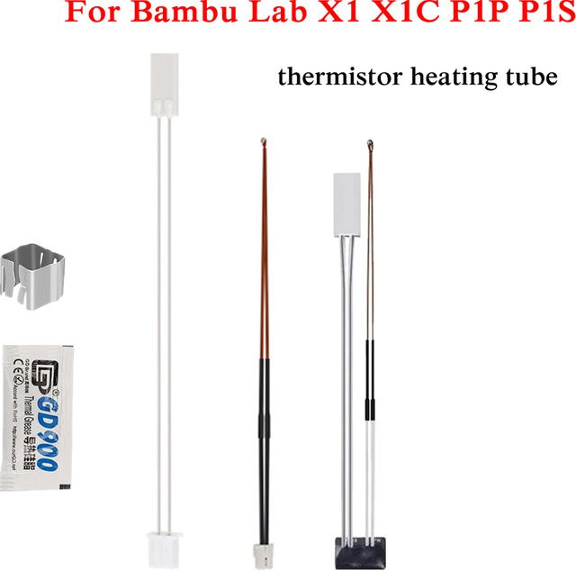 Bambu Lab Keramik-Heizelement und Thermistor für X1, X1C, P1P und P1S Hotends - Bild 1
