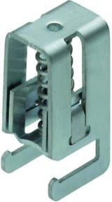 Weidmüller Klemmbügel KLBÜ CO 1 für Sammelschiene 10x3mm, Farbe: Silber, Durchmesser: 3-10mm - Bild 1