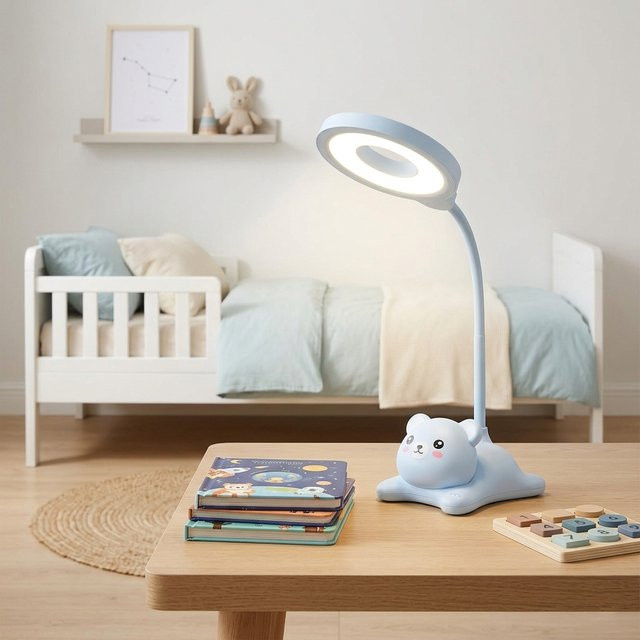 Ggbingo Katzen-Nachtlicht als flexible Tischlampe mit Dimmer und Touch-Funktion für Kinder und zum Lesen - Bild 1