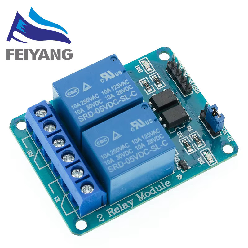 SAMIROB 5V 1 2 4 8-Kanal-Relaismodul mit Optokoppler in Blau für Arduino - Bild 2
