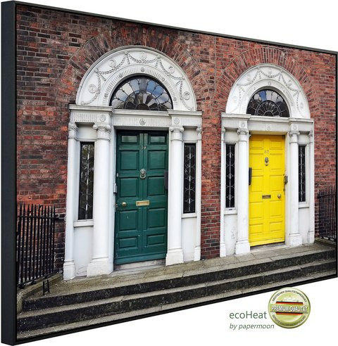 papermoon Infrarotheizung EcoHeat Dublin Türen mit Matt-Effekt in Bunt, App-Steuerung und Überhitzungsschutz - Bild 1