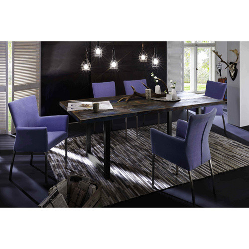 SIT Tisch TABLES & CO aus Holz und Metall in Schwarz, H: 76,5 cm, B: 100 cm, T: 71 cm - Bild 5