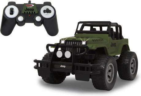 JAMARA Jeep Wrangler Rubicon ferngesteuertes Fahrzeug 1:14 olivgrün - Bild 1