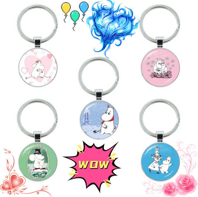 Bandai Schlüsselanhänger, Moomins Serie, Unisex - Bild 1