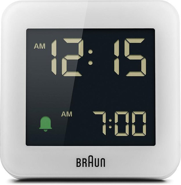 Braun BC09W Klassik digitaler Wecker in Weiß - Bild 1