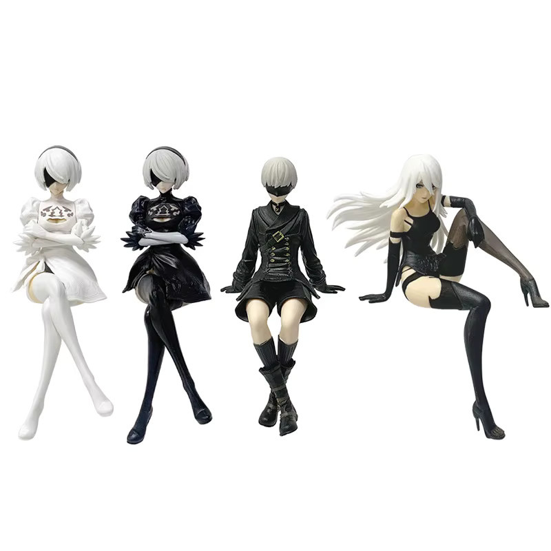 Bandai NieR:Automata Yorha 2B, Actionfigur, Schwarz-Weiß, Kunststoff - Bild 2