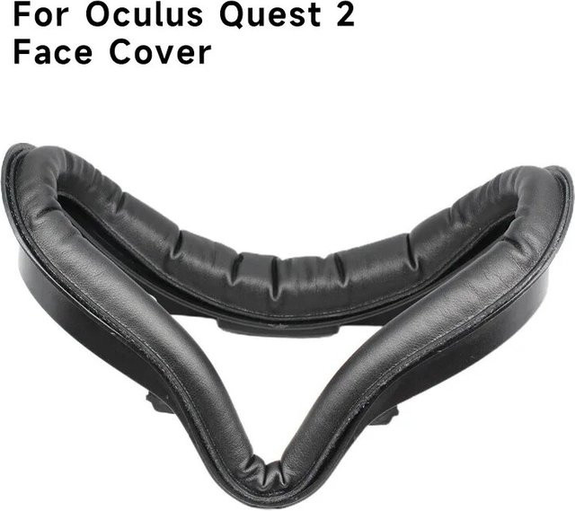 Ficep Gesichtskissen und Gesichtsinterface Kit für Oculus Quest 2 in Schwarz und Rot - Bild 1