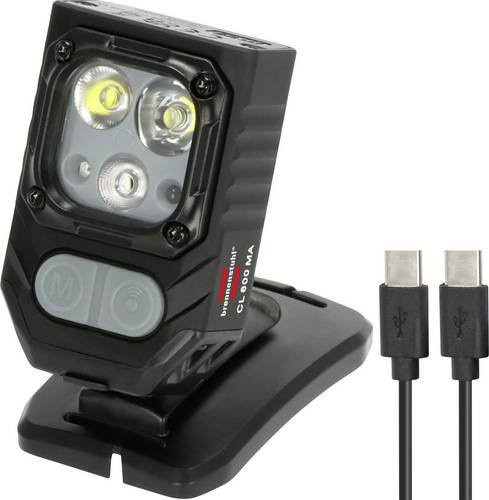 Brennenstuhl CL 600 MA Akku LED Arbeitsleuchte mit Bewegungssensor, 600lm, IP54, Schwarz - Bild 1