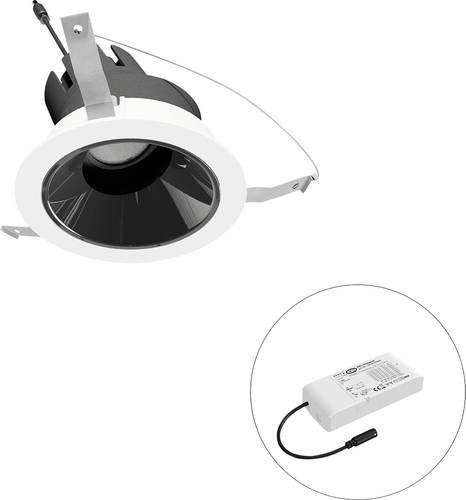 EVN LED-Deckenstrahler F02R09AM0630L55D in Weiß, rund und verstellbar - Bild 1
