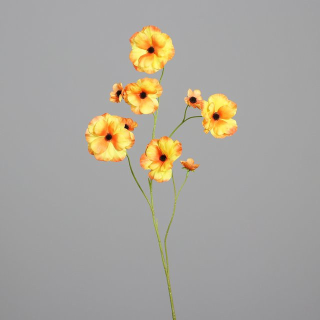 Kunstblume Anemone in Orange - Bild 1