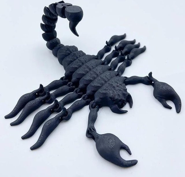 Yiran toy Skorpion, 3D-Druck Simulation Tier, schwarz, ab 6 Jahren - Bild 1