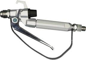 MONSTER Airlesspistole 220 Inline in Silber aus Aluminium mit 1/4 Zoll Drehgelenk und 7/8 Zoll Anschluss für Düsenhalter - Bild 1