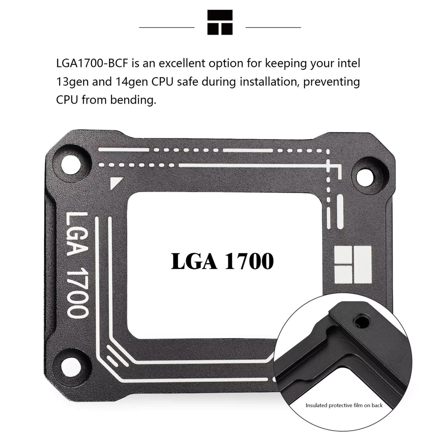 Thermalright LGA1700-BCF V2 CPU Anti-Bend Fixer Black für Intel 13. Generation - Bild 2