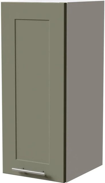Feldmann-Wohnen Hängeschrank Oslo W2/30 Küchenschrank in Weiß und Reed Green Matt mit Soft-Close-Türen, B/T/H: 30 x 32,5 x 72 cm - Bild 1