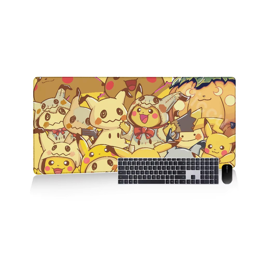 XXL Mauspad Potdemiel Pokemon Mimikyu Design Gaming-Mausunterlage Multicolor - Bild 4