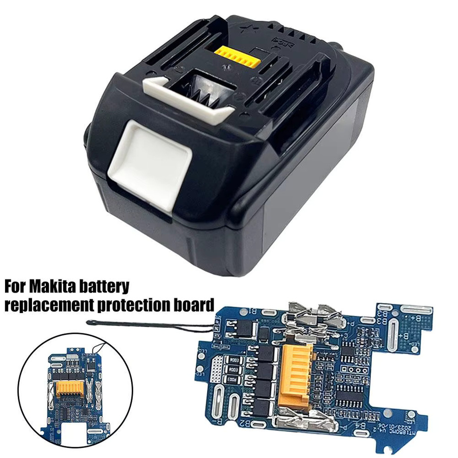 Makita Universal Li-Ion Akku BMS PCB Ladeschutzplatine mit Ladestandsanzeige für 18V BL1830/1840/1850/1860B - Bild 3