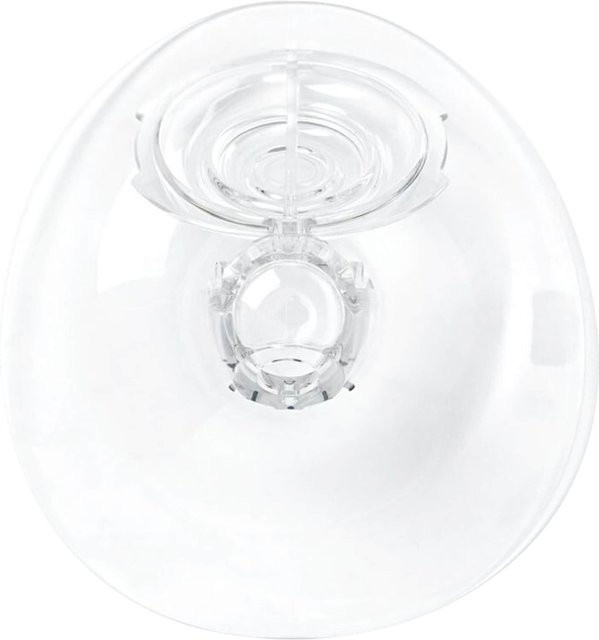Elvie 2er-Pack Brusthütchen für Milchpumpen, transparent, BPA-frei und spülmaschinenfest - Bild 1