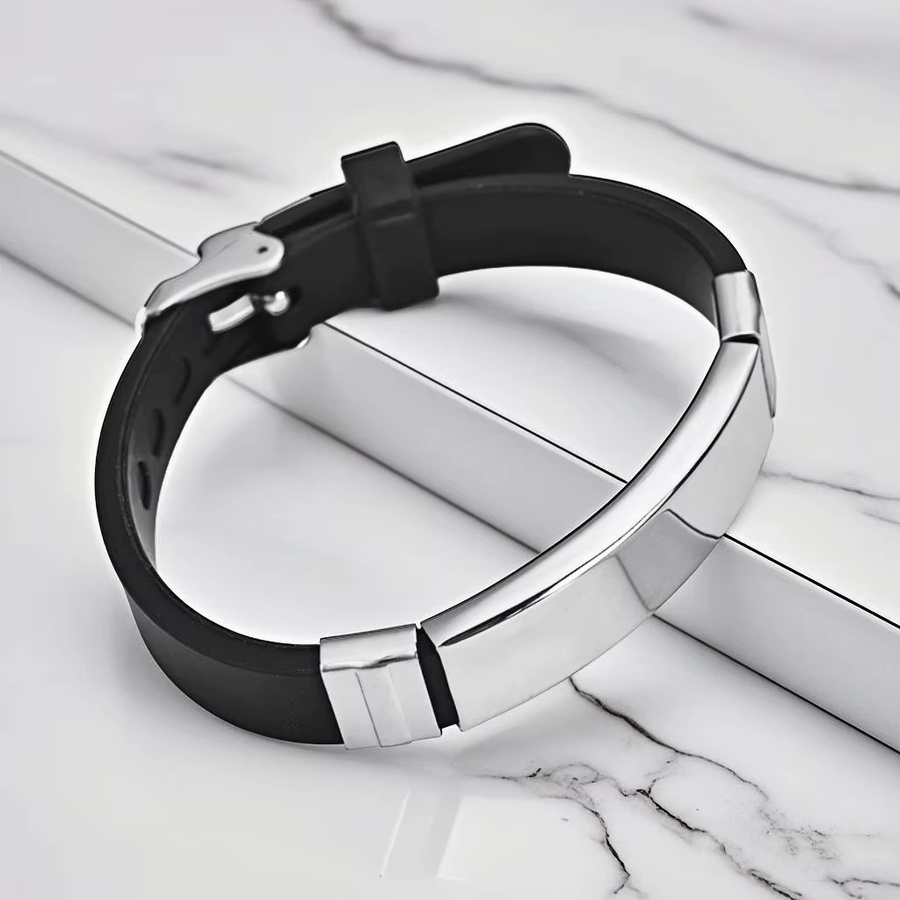 SKZOO Armband, Silikon, Schwarz, Unisex - Bild 4