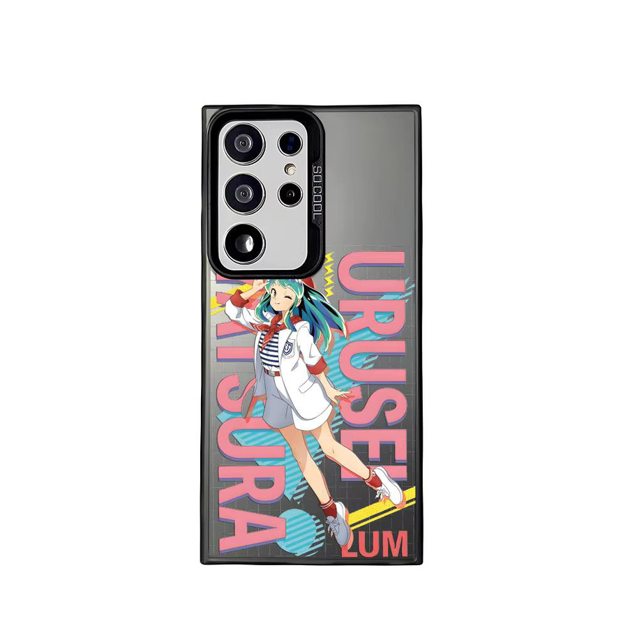 Silberne Urusei Yatsura Cartoon Handyhülle aus Silikon für Samsung Galaxy S25 S24 S23 S22 S21 S20 Ultra - Bild 5