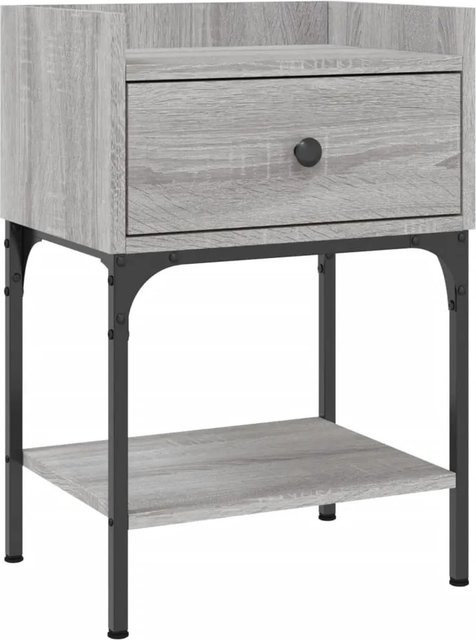vidaXL Nachttisch in Grau Sonoma-Eiche für dein Schlafzimmer, B/T/H: 40,5 x 31 x 60 cm - Bild 1