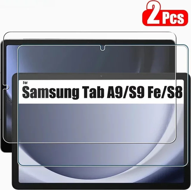 2 Stück Displayschutzfolie aus gehärtetem Glas für Samsung Galaxy Tab S10 FE 10.9 und S9 FE 12.4 sowie A9 Plus, transparent, 9H HD Schutzfolie kratzfest - Bild 1