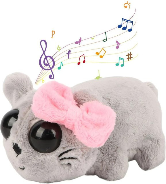 Trauriges Hamster Musikalisches Plüschtier, Kawaii Weiches Kuscheltier, ab 14 Jahren - Bild 1