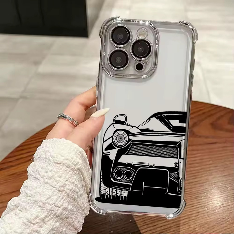 Stoßfeste Sportwagen Handyhülle für Xiaomi 15T 14T 13 Pro 15 F8 Ultra Poco X7 F7 Pro 5G X6 F5 M7 in weichem Design - Bild 4