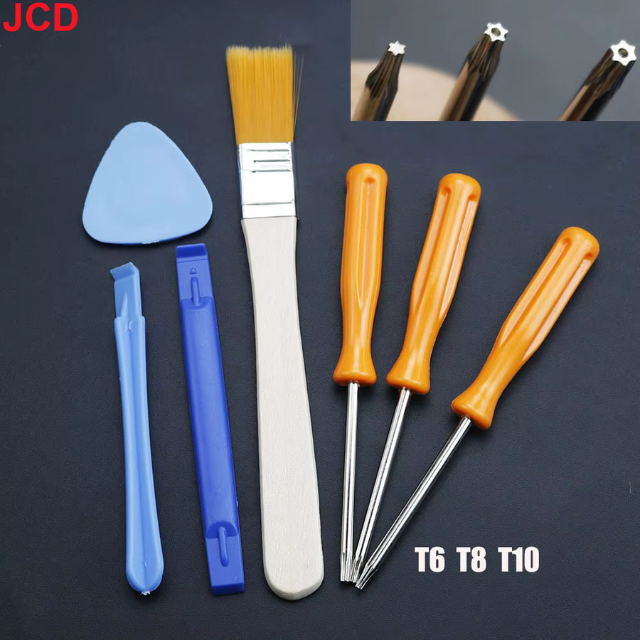 JCD Sicherheitsschraubendreher-Set T6 T8 T10 für PS3 PS4 PS5 und Xbox One 360 Series Reparaturwerkzeug - Bild 2