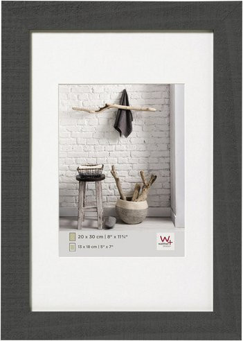 Walther Design Bilderrahmen HOME aus Holz in Grau, B: 40 cm, H: 50 cm - Bild 1