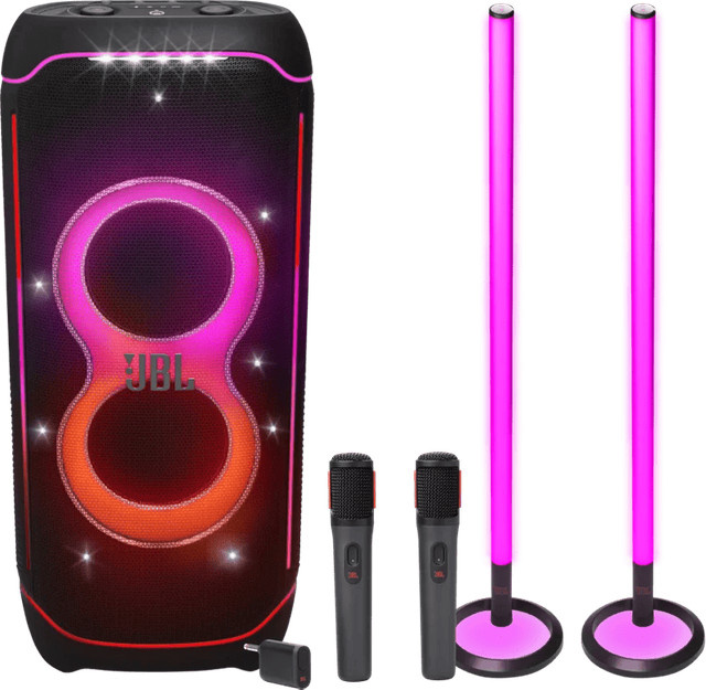 JBL Partybox Ultimate Karaoke-Set in Schwarz mit Bluetooth - Bild 1