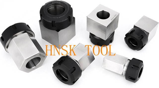TETLOCK Hex Collet Block ER Spannfutterhalter in Silber für CNC-Drehmaschinen und Gravurmaschinen - Bild 1