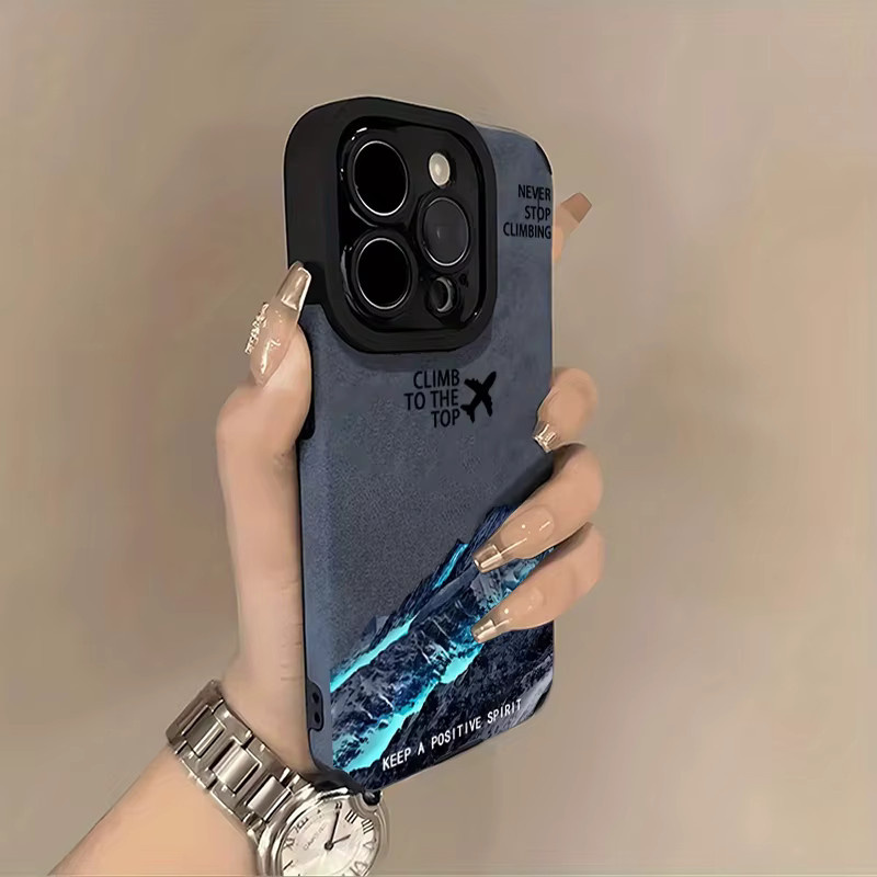 Mountain Peak Flugzeug Handyhülle Softcover für iPhone 11 bis iPhone 17 Pro Max und weitere Modelle - Bild 2