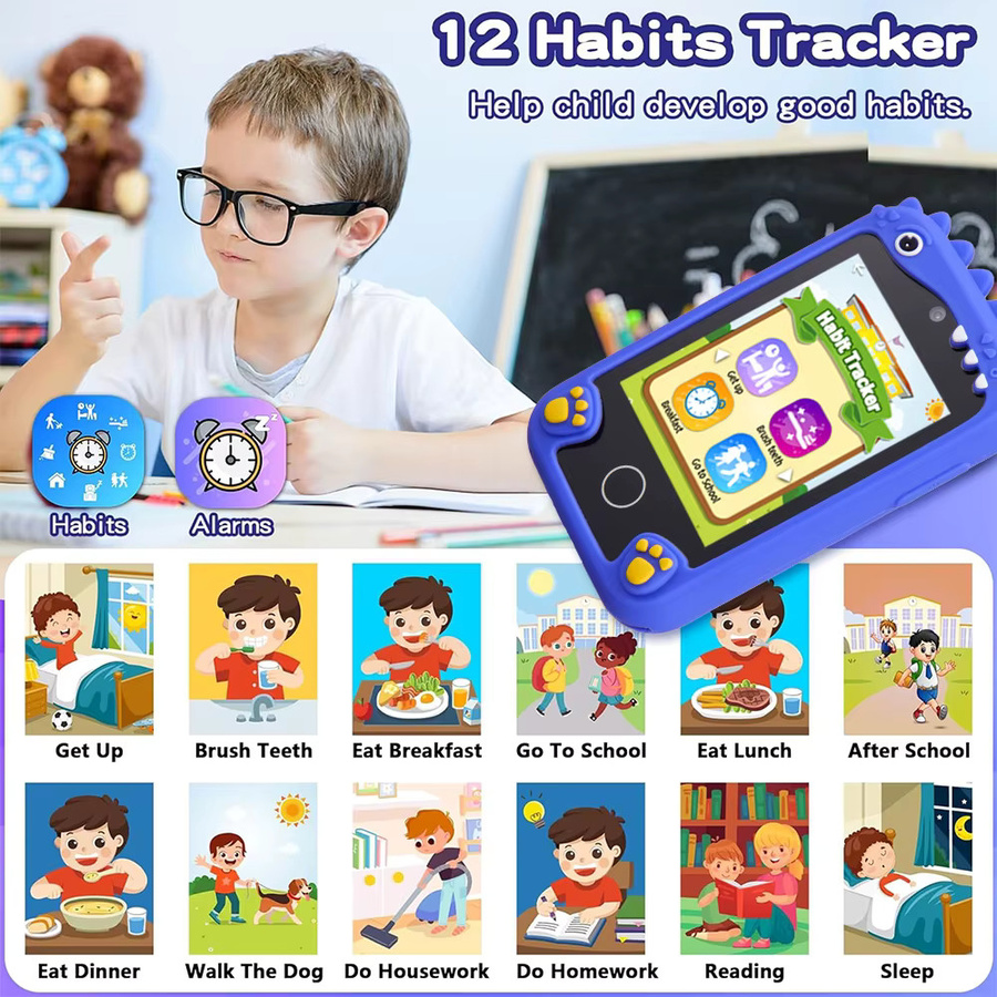 AMORUS Kinder Smartphone Spielzeug, Digitalkamera, Musik Player - Bild 3