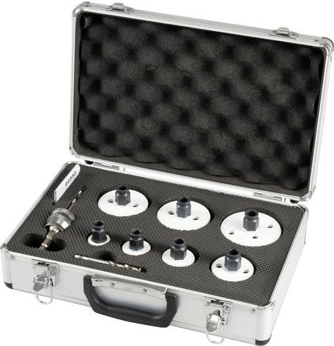 Makita EZYCHANGE BiM Lochsägen-Set Universal E-12295, 9-teilig, Durchmesser: 25 mm bis 76 mm - Bild 1