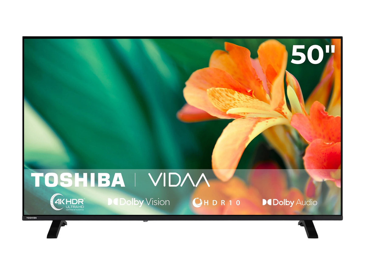 Toshiba Smart TV UV1563DDW 4K UHD Fernseher mit VIDAA, Dolby Vision, HDR und Triple-Tuner, Schwarz, 50 Zoll - Bild 2