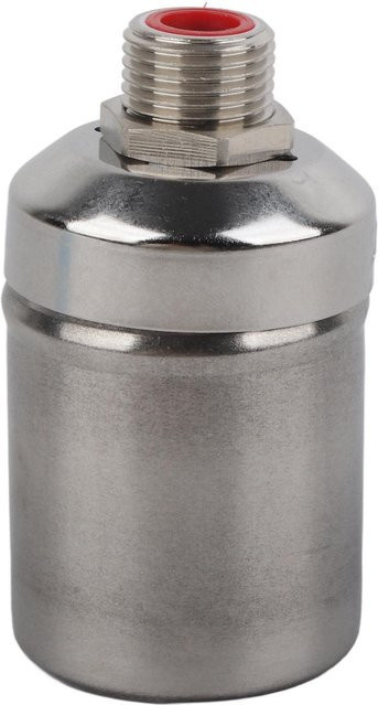 Automatisches Edelstahl-Kugelhahn-Wasserregelventil mit Schwimmer für Wassertank und Spüle, 2 Zoll, Silber/Gebürsteter Stahl - Bild 1