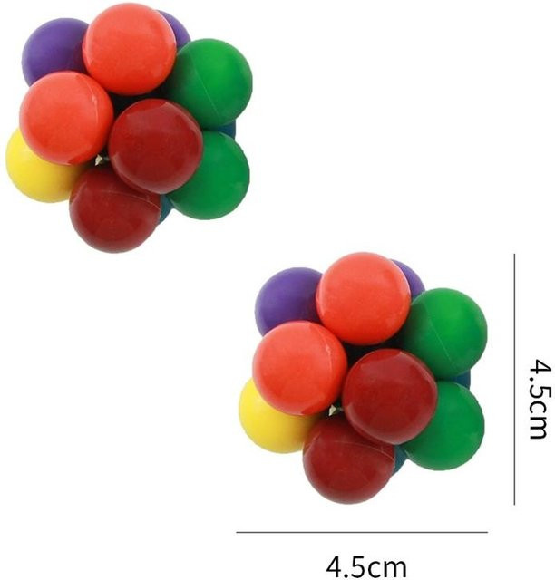 Fashnics Bunter Perlen-Druckentlastungs-Fidget-Ball, Drehendes elastisches Spielzeug - Bild 1
