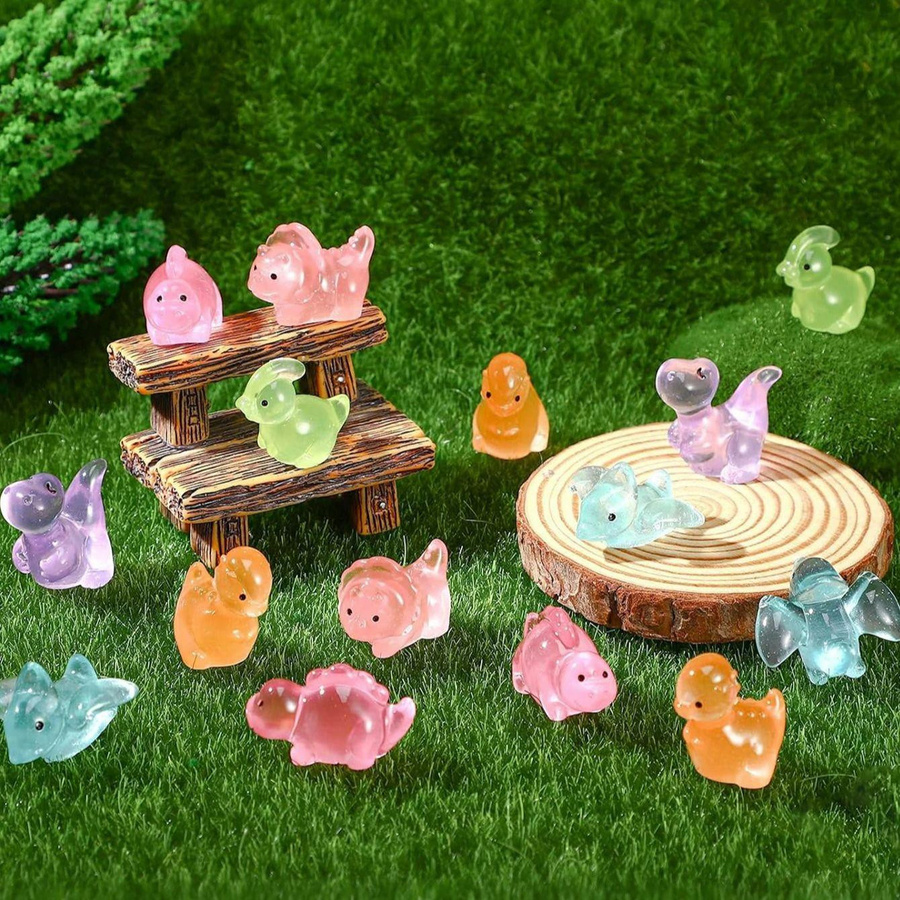Yiran toy Dinosaurierfiguren Leuchten im Dunkeln 20-teiliges Set - Bild 5