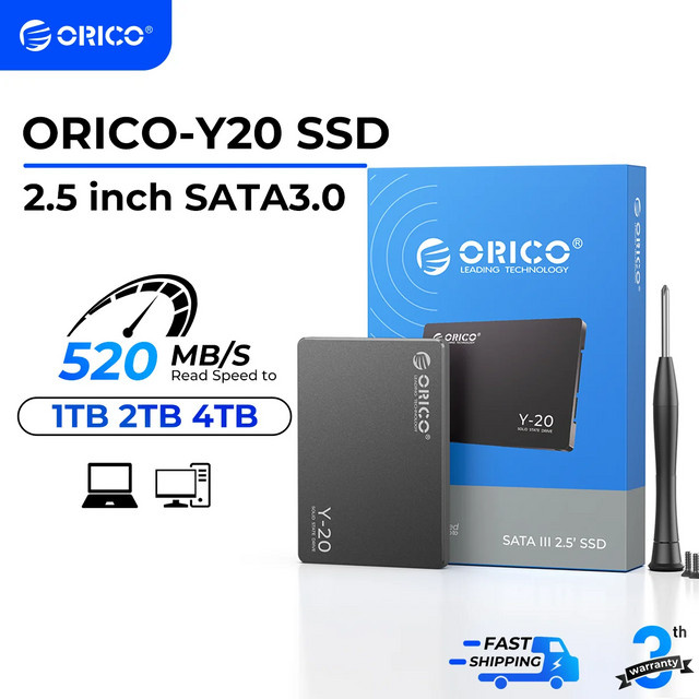 ORICO SATA SSD 2,5 Zoll internes Solid-State-Laufwerk 1 TB Schwarz - Bild 1