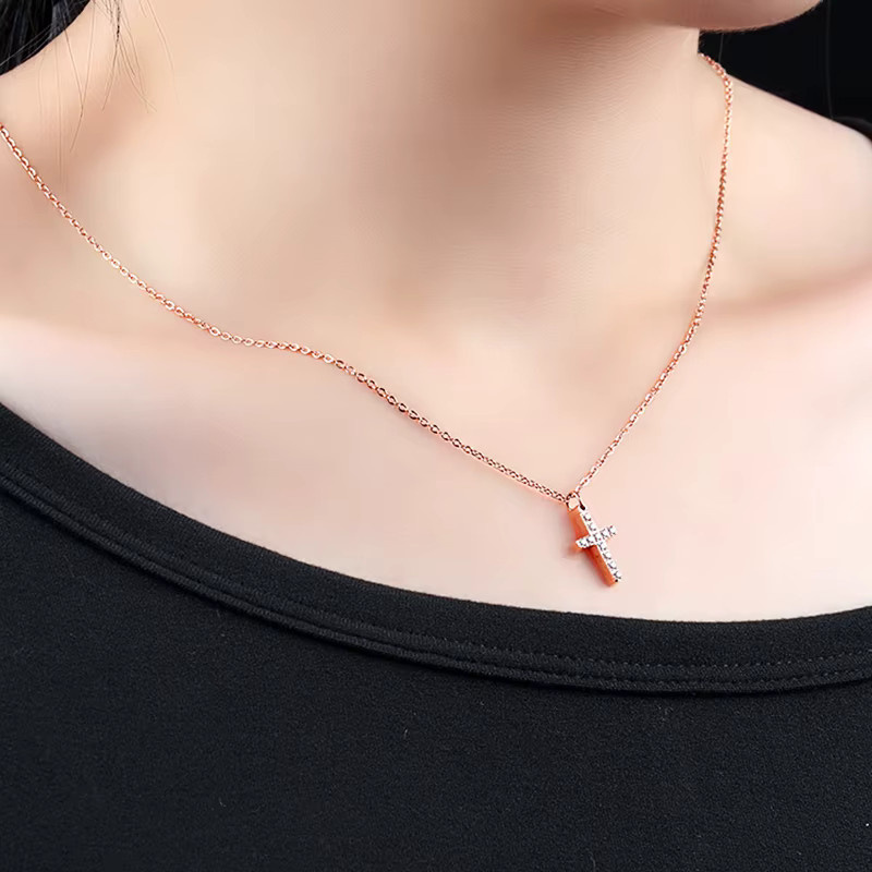 JeeMango Anhänger Halskette, Edelstahl, Zirkonia, Unisex - Bild 2