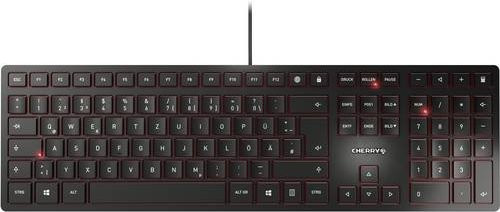 Cherry KC 6000 Slim USB Tastatur QWERTZ Schwarz - Bild 1