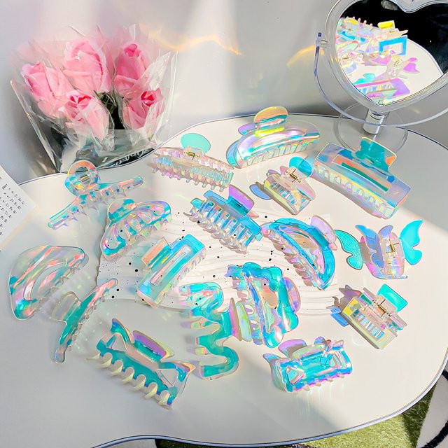 MEPHINA Haarklammern, bunt, transparent, Damen - Bild 1