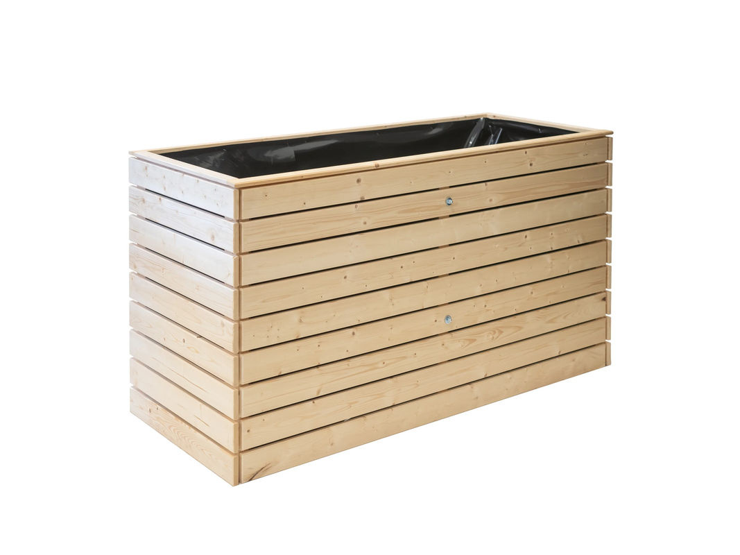Westmann Hochbeet XL aus Fichtenholz in Braun, B/T/H: 70 x 130 x 90 cm - Bild 3
