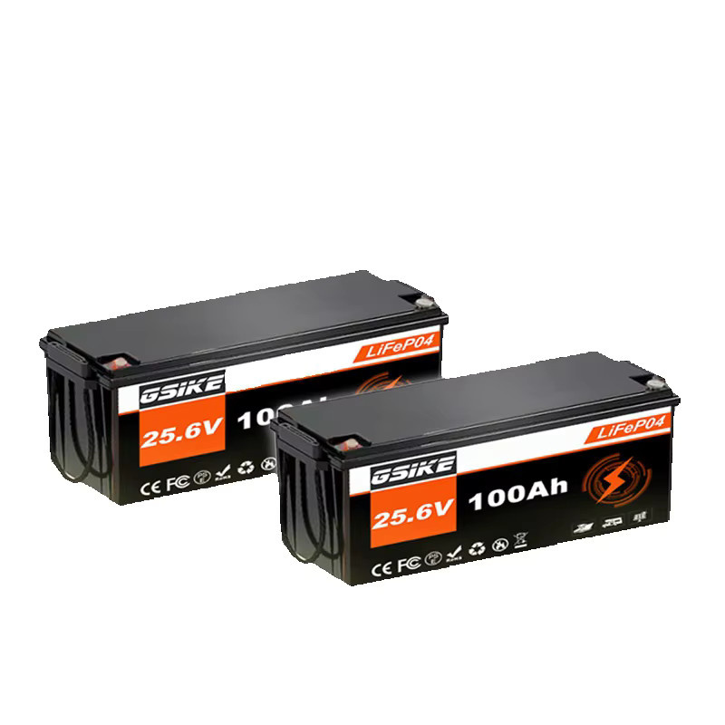 GSIKE LiFePO4 Batterie 25,6V 100Ah Lithium-Akku in Schwarz mit BMS für Solar und Heimenergie - Bild 8