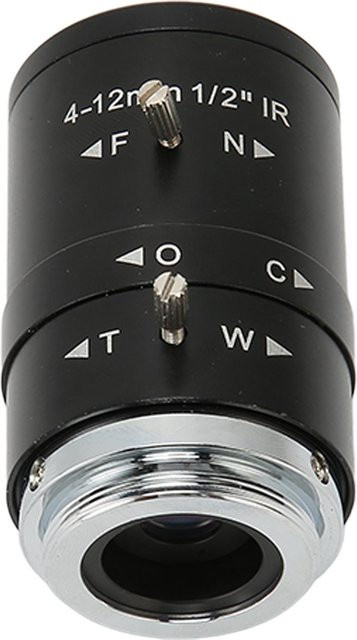 Honor Electronics Kameraobjektiv 4-12 mm f/1.6 Manueller Wechselzoom Industrielles Teleobjektiv in Grau - Bild 1