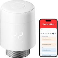 SwitchBot Smartes Heizkörperthermostat mit App-Steuerung und Smart Home Integration, Weiß - Bild 1